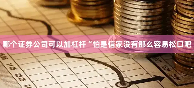哪个证券公司可以加杠杆“怕是信家没有那么容易松口吧