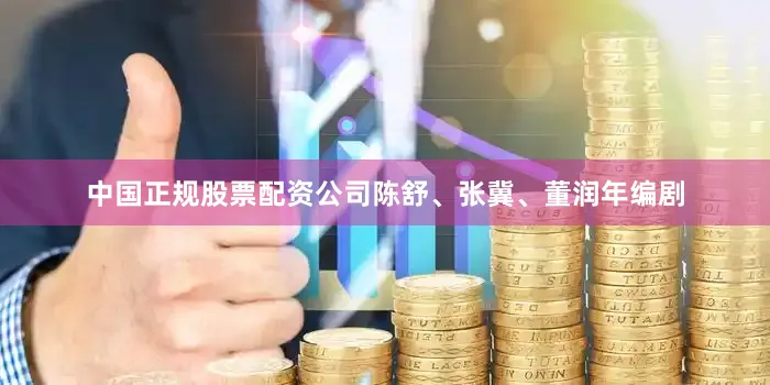 中国正规股票配资公司陈舒、张冀、董润年编剧